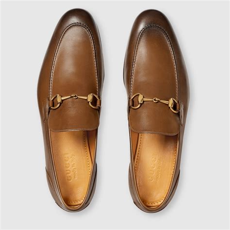 gucci jordaan loafers - brown